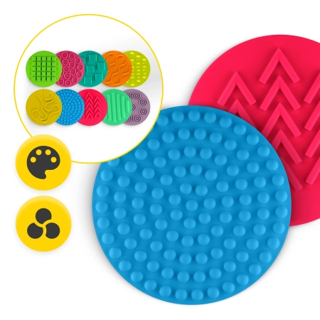 Érzékszervi korongok gyerekeknek, 25 cm, 10 darabos készlet