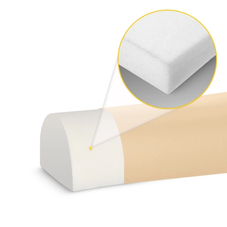 Rehabilitációs formázott félhengerpárna, bézs