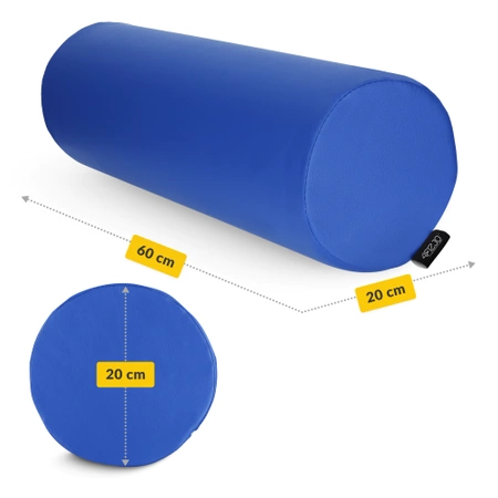 Masszázs henger, 60 × 20 cm, kék