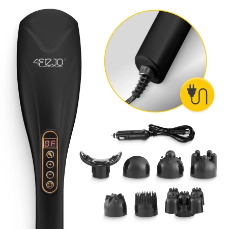 Kézi vibrációs masszírozó, fekete