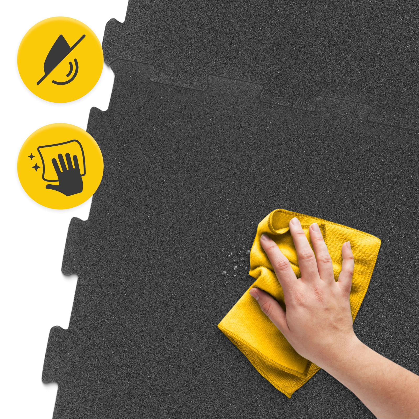 mata treningowa puzzle na silownie podloga sportowa gumowa 4fizjo