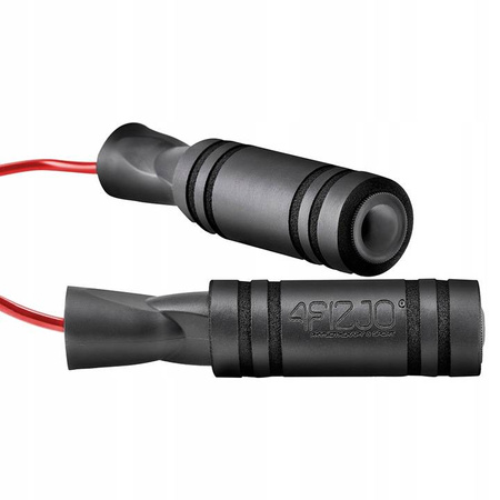 BASIC csúszásmentes markolatú ugrálókötél, piros