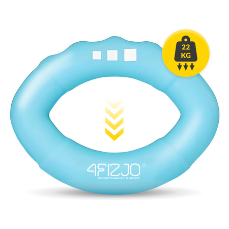 Szilikon kézerősítő, kék