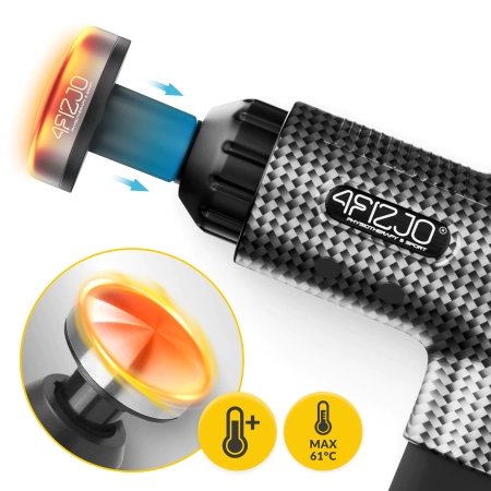 Melegítőfej masszázspisztolyhoz