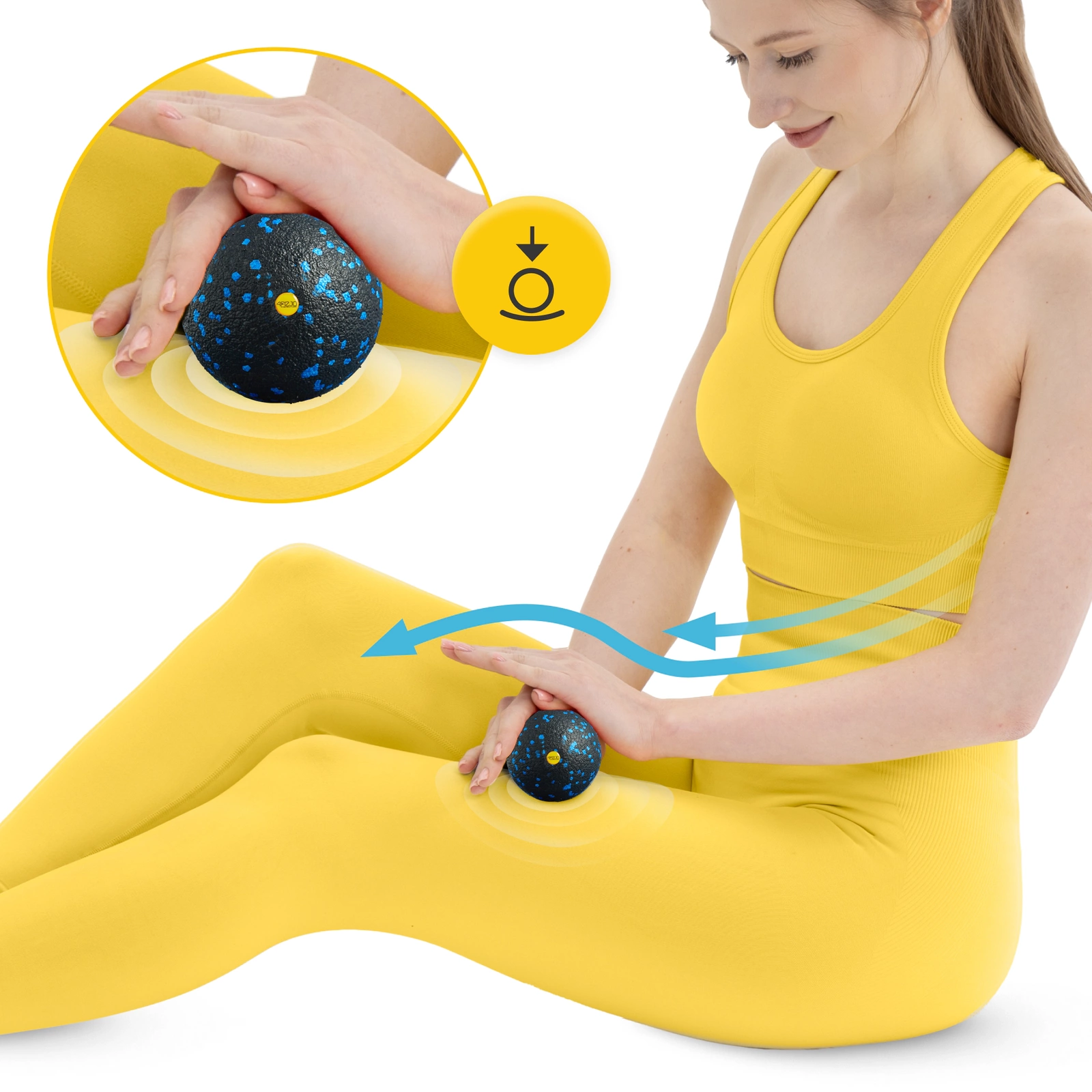 pilka do masazu epp lacrosse roller pileczka rehabilitacja