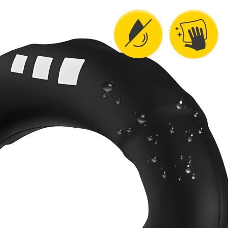 Szilikon kézerősítő, fekete