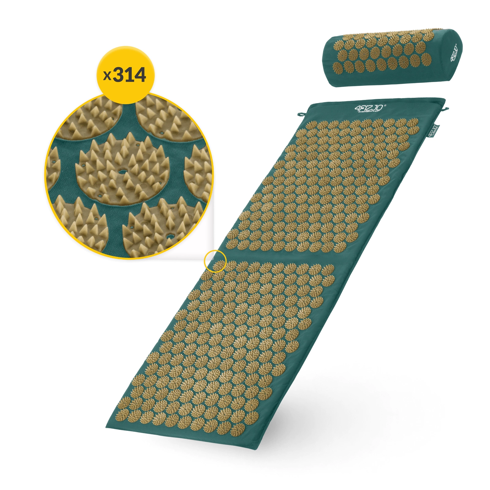 duza mata do akupresury z poduszka