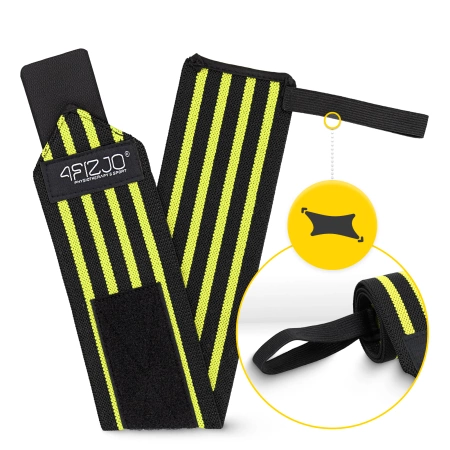 Csuklószorító, 2 db, sárga