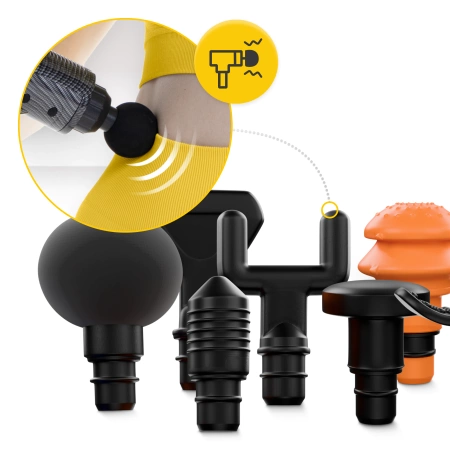 Masszázspisztoly-fej készlet, 8 db