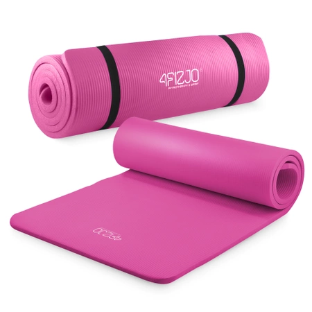 NBR jógaszőnyeg, 180 × 60 × 1,5 cm, rózsaszín