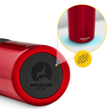 Mountain Goat TRAVEL termosz bögre, 400 ml, piros