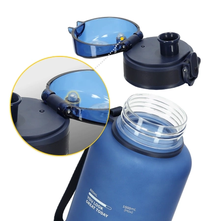 Sportkulacs, 1 L, kék