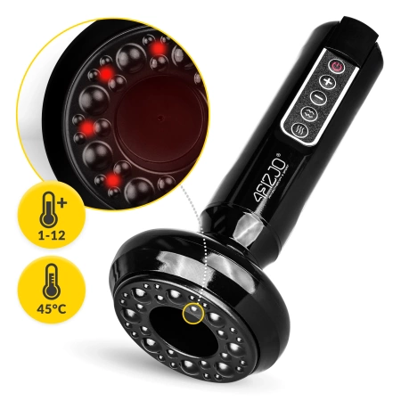 PRO elektromos kínai köpölyöző készlet fekete