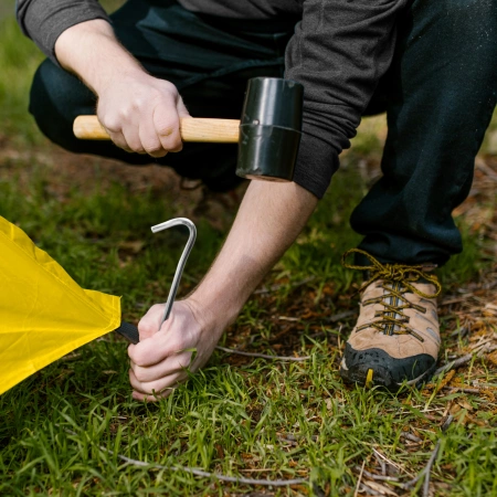 Acél sátorcövek, 10 db