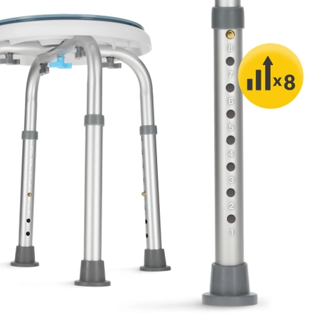 Forgatható zuhanyszék