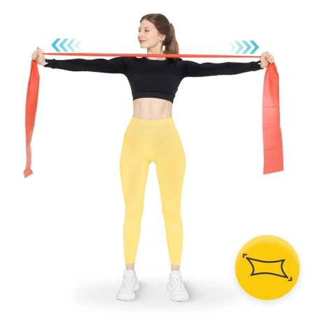 FLAT BAND rehabilitációs szalag, 2-4 kg