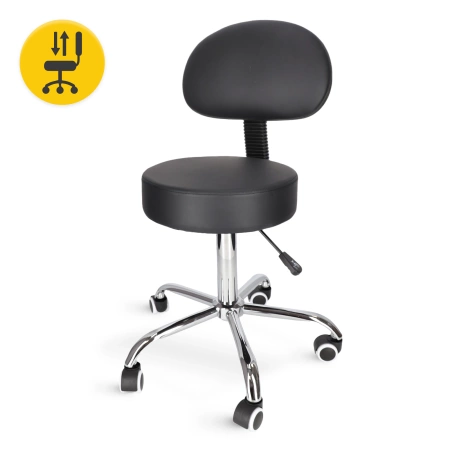 PURE+ háttámlás forgó masszázsszék