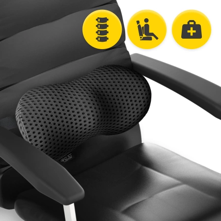 Ortopéd ágyékpárna, fekete