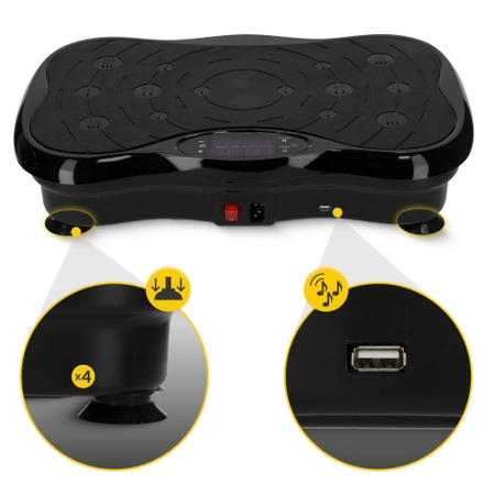 ULTRA+ vibrációs tréner, fekete