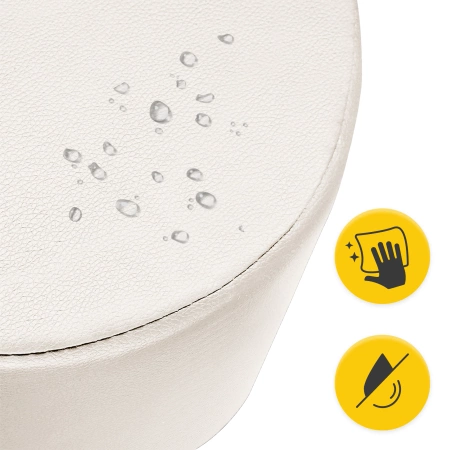 PURE forgó masszázsszék, fehér