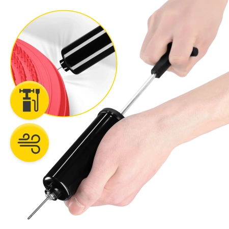 MED+ egyensúlyozó párna, 33 cm, piros