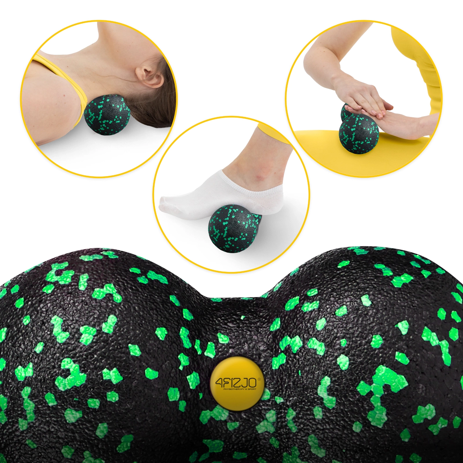 podwojna pileczka do masazu double ball punktowy masaz ciala