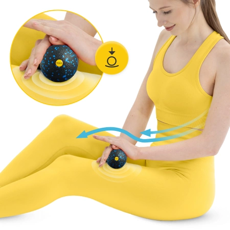 EPP masszázslabda, 8 cm, kék