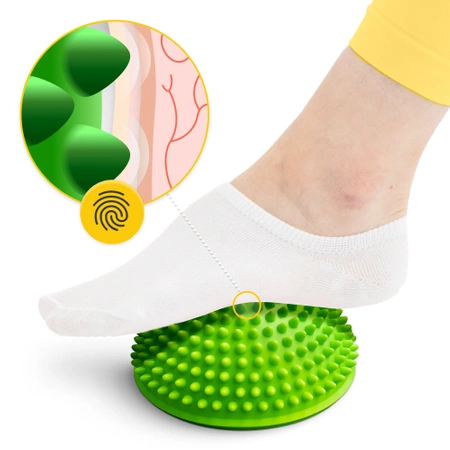 Szenzoros egyensúlyozó félgömb, 2 db, zöld