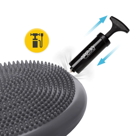 PRO+ szenzomotoros párna, 33 cm, szürke