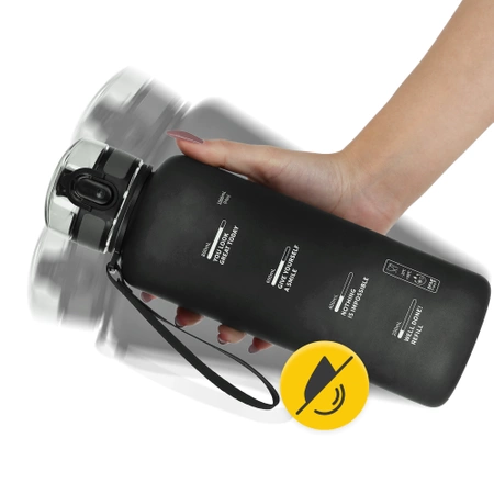 Sportkulacs, 1 L, fekete