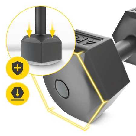 Bitumenes kézisúlyzó 2 x 4 kg