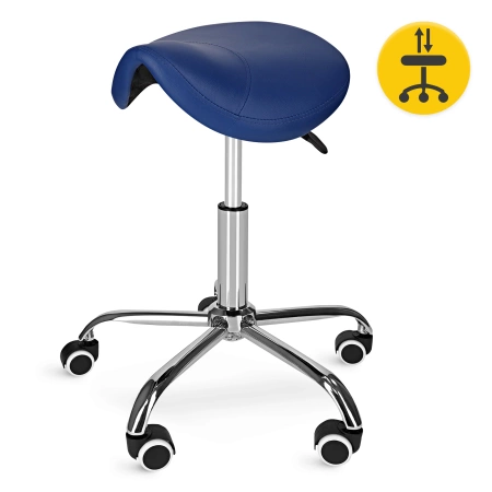 ERGO nyeregülésű forgó masszázsszék, kék