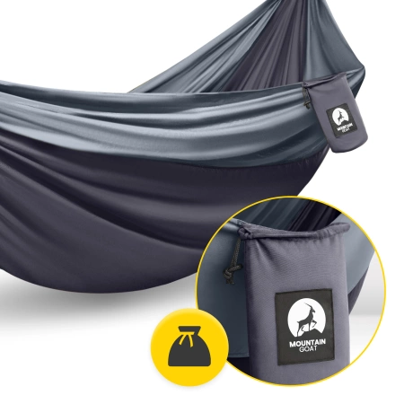 Mountain Goat két személyes utazási függőágy, szürke és grafit
