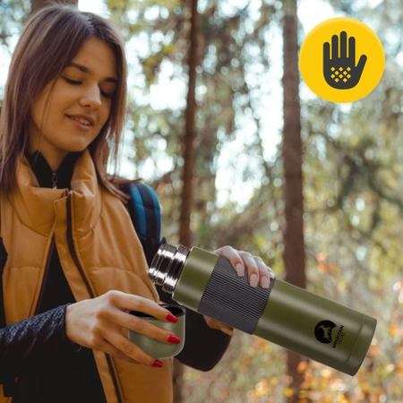 Termosz kávé- és teafőzéshez, 1 l, zöld