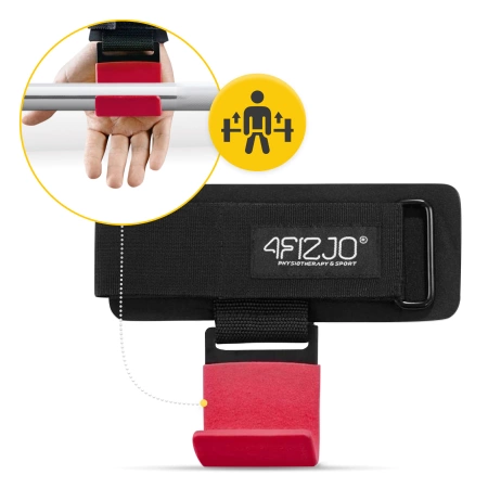 Húzódzkodó fogantyú, piros