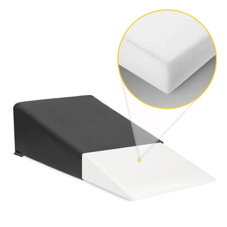 Háromszög alakú ékpárna, fekete