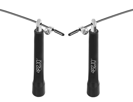 STANDARD+ fém csapággyal ellátott ugrálókötél, fekete