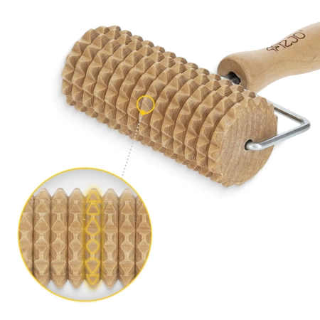 Nagy fa testmasszírozó roller
