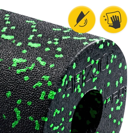 EPP habszivacs masszázshenger, 33 cm, zöld