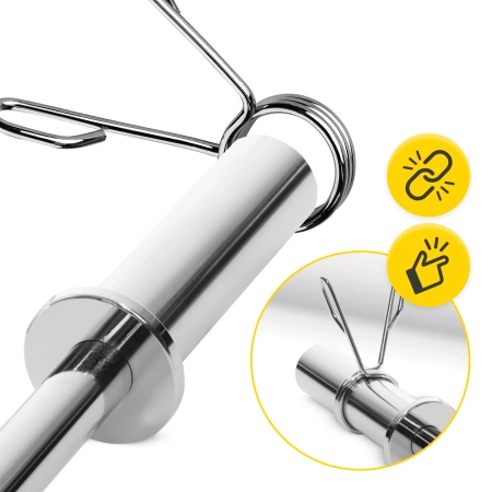 Rugós kapcsok olimpiai súlyzóhoz 50 mm, 2 db.