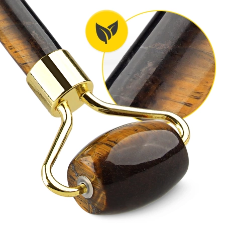 Természetes kvarc arcgörgő Tigris szeme