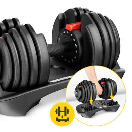 Premium állítható súlyzó, 24 kg