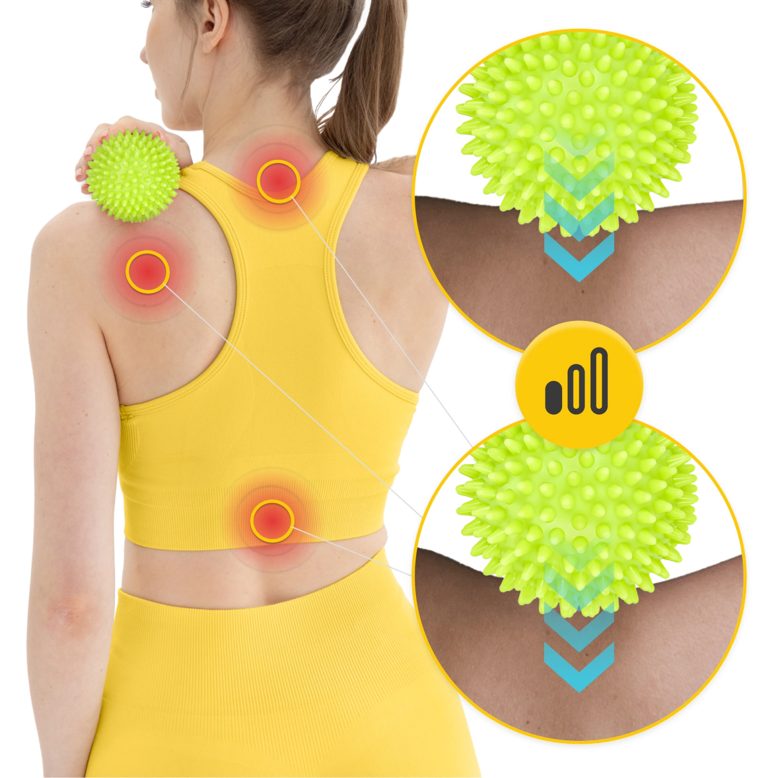 piłeczka do rehabilitacji i masażu 