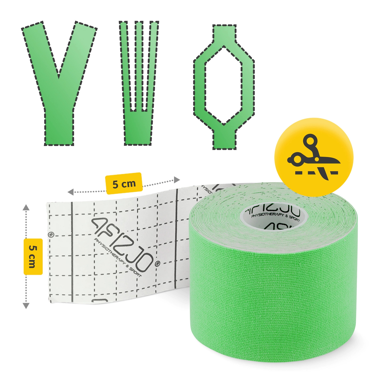 tasma kinesio plastry do kinesiotapingu kinesiotaping tape 4fizjo