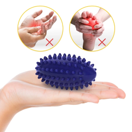 Bab alakú masszírozó labda, kék