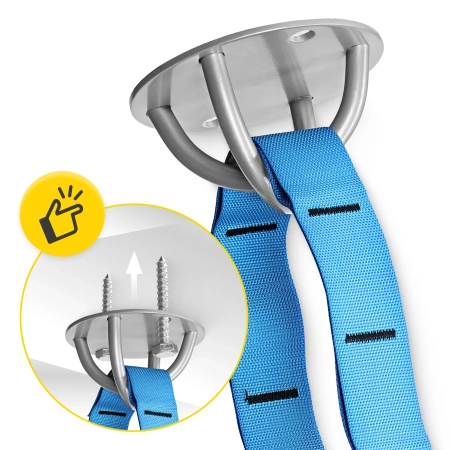 Edzőszalag mennyezeti rögzítőelem