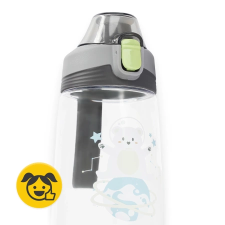 Gyermek kulacs, mackós minta, 550 ml