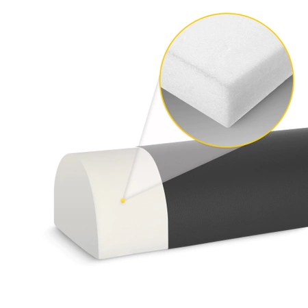 Rehabilitációs masszázspárna, fekete