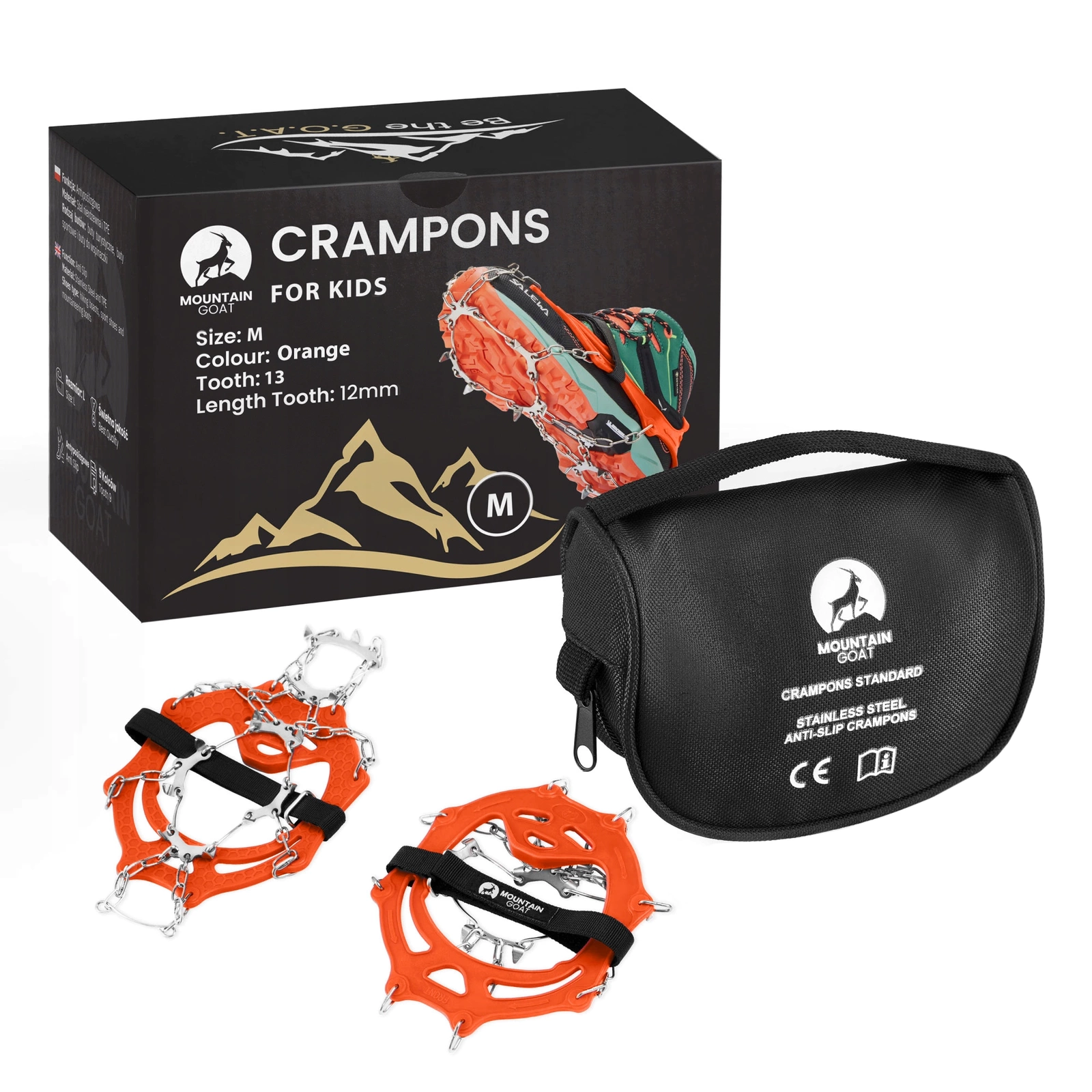 raczki dzieciece turystyczne na buty dla dzieci mountain goat