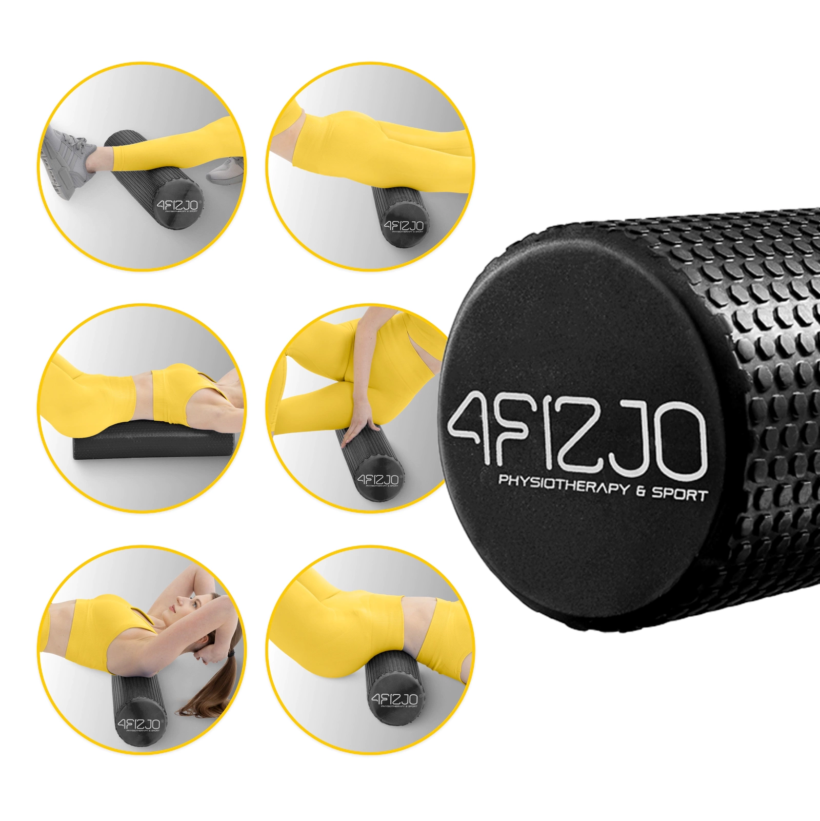 walek do masazu z mini wypustkami